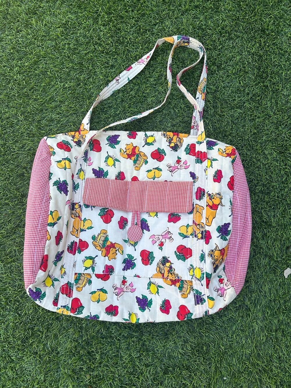 Vintage Winnie the Pooh Fruit stand Totebag